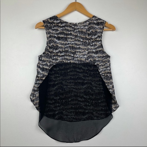 Rag & Bone Silk Black SemiSheer Tank Top S - Picture 5 of 7